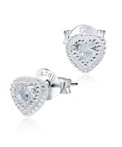 Heart Shaped Stud Earring STS-3273